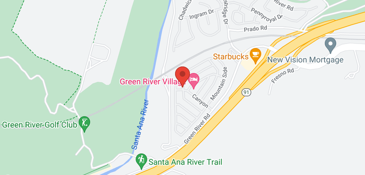 map of 4901 E Green River Corona, CA 92878